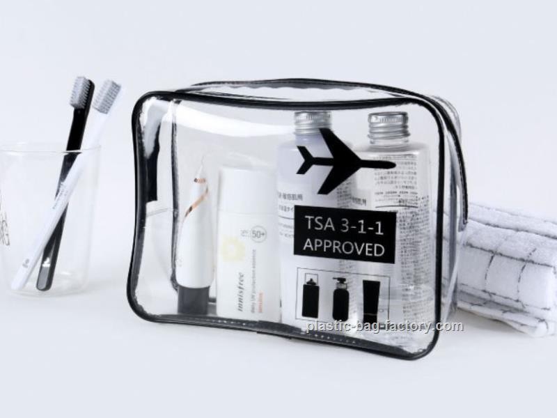 Clear Travel Toiletry Bag Travel Cosmetic Bag Airline Wash Bag Waterproof Airline Carrier Bag