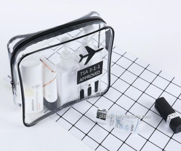 Clear Travel Toiletry Bag Travel Cosmetic Bag Airline Wash Bag Waterproof Airline Carrier Bag