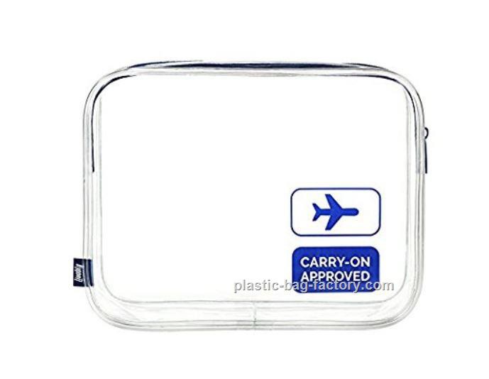 Transparent Vinyl Cosmetic Travel Kit Pouch Travel PVC Cosmetic Bag Travel Toiletry Bag